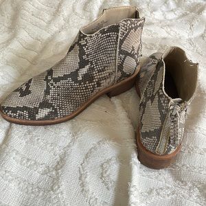 Dolce Vita Snakeskin Bootie